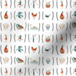 Load image into Gallery viewer, 12 Days of Christmas Fabric (1/2 yd increments; 100% Quilters Cotton)