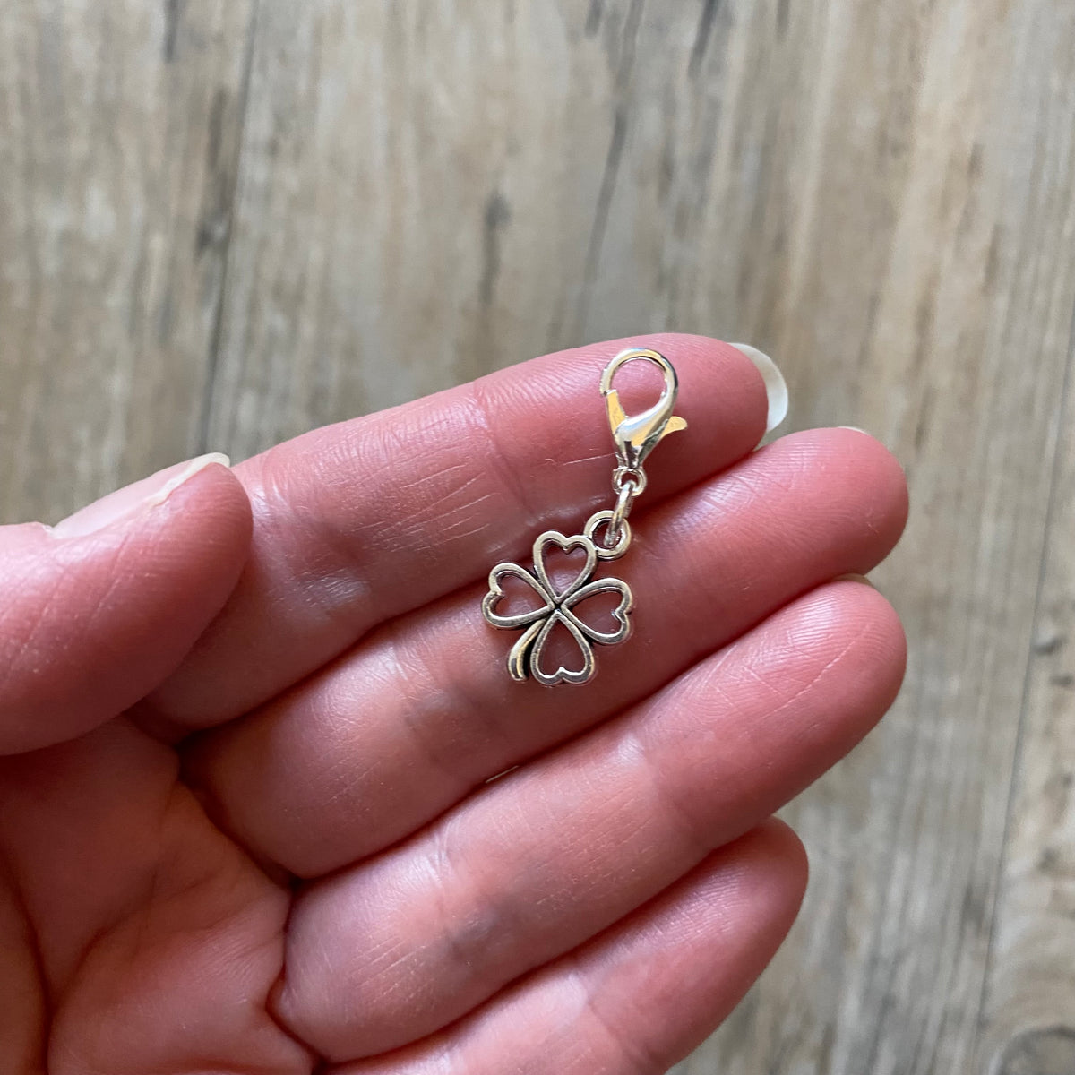 Four Leaf Clover Stitch Marker Stitching the High Notes