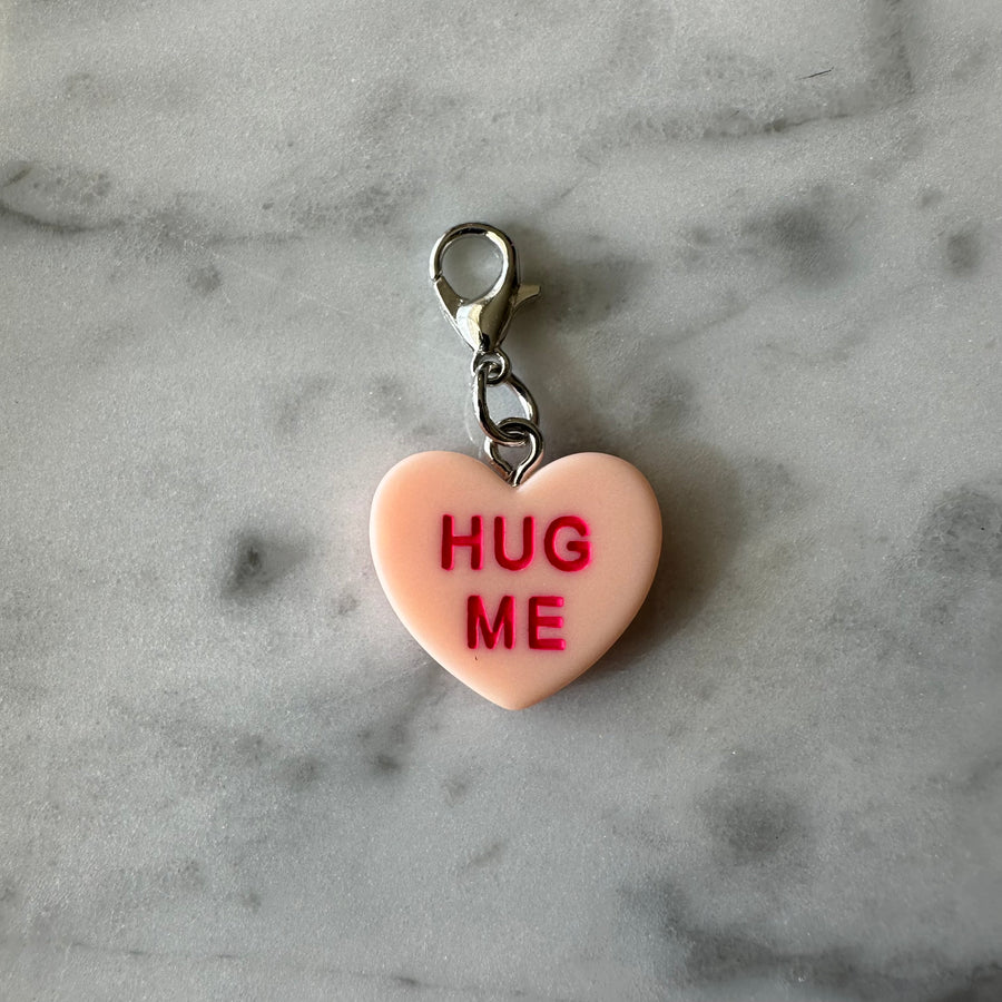"Hug Me" Valentines Heart Stitch Marker