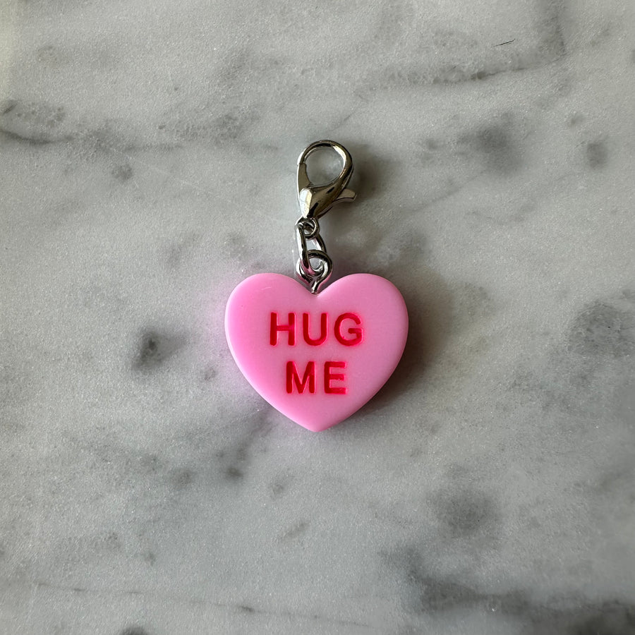 "Hug Me" Valentines Heart Stitch Marker
