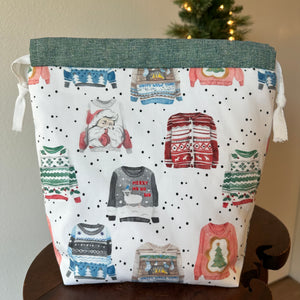 Ugly Christmas Sweaters Drawstring Bag