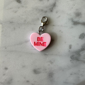 "Be Mine" Valentines Heart Stitch Marker