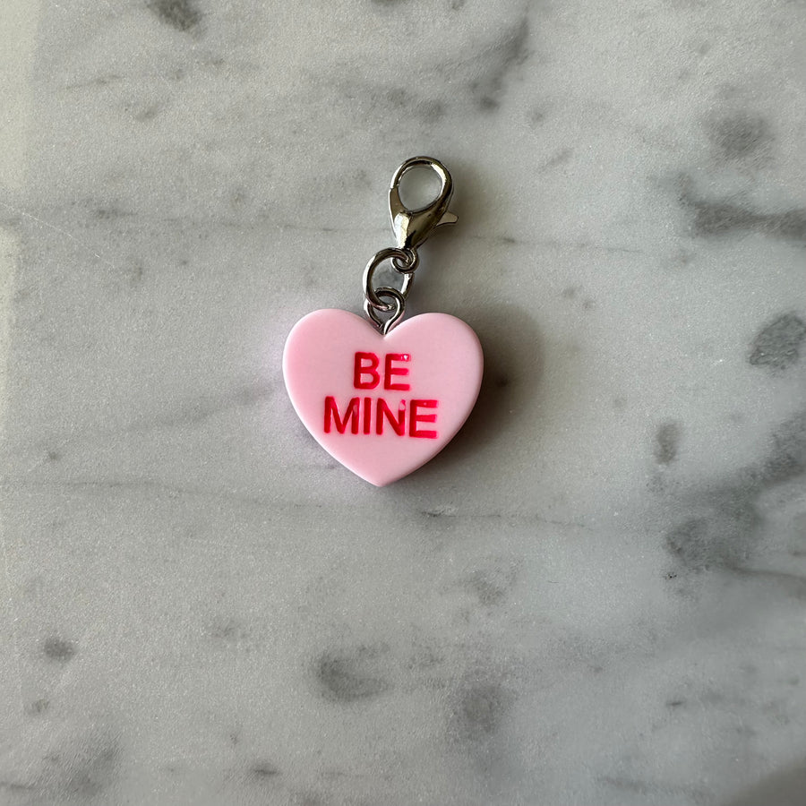 "Be Mine" Valentines Heart Stitch Marker