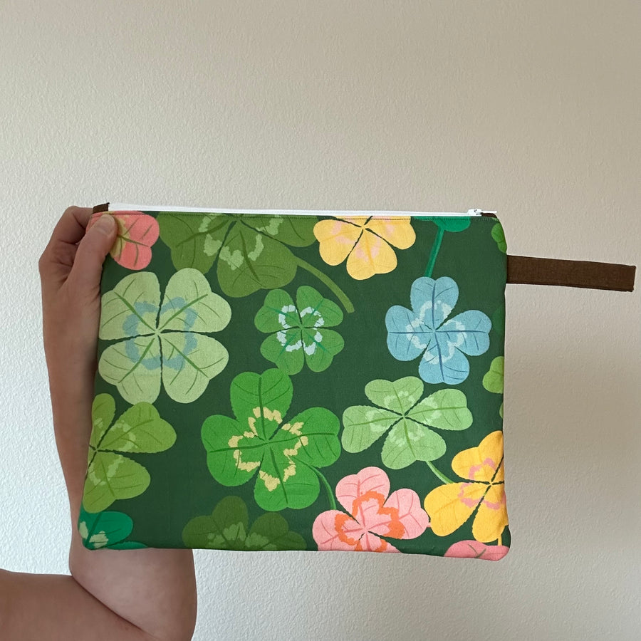 Four Leaf Clovers Needlework Pouch