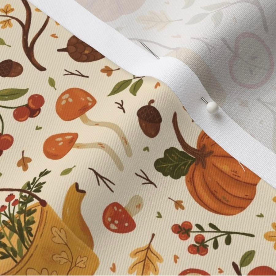 Autumn Dreaming Fabric (1/2 yd increments; Lightweight Cotton Twill)