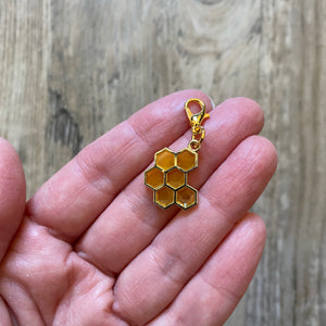 Honeycomb Stitch Marker (Restock coming soon!)