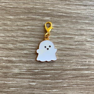 Cute Ghost (White) Stitch Marker